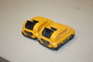 lot 327 image: Lot of (2) DeWalt 12V 3Ah Batteries