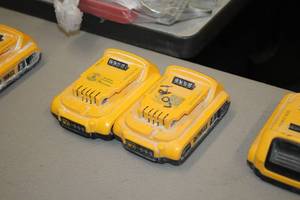 lot 331 image: Lot of (2) DeWalt 20V 2Ah Lithium Ion Batteries