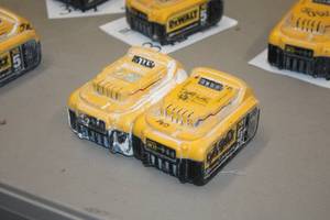 lot 348 image: Lot of (2) DeWalt 20V 5Ah XR Lithium Ion Batteries