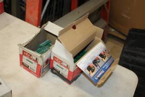 lot 369 image: Lot of (2 Partial Boxes) Powers Trak-It C5 Steel Zinc Fasteners with Fuel Cell - 12 Pin x .120 Shank and .680 Pin x .120 Shank