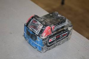 lot 408 image: Milwaukee M18 Red Lithium XC 5.0 Battery