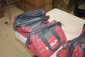 lot 736A image: Lot of (2) Hilti 13 Tool Bags