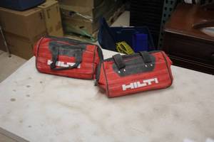 lot 738 image: Lot of (2) Hilti 13 Tool Bags