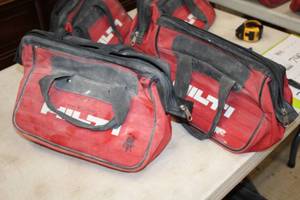 lot 739 image: Lot of (2) Hilti 13 Tool Bags