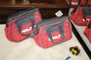 lot 740 image: Lot of (2) Hilti 13 Tool Bags