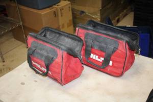 lot 741 image: Lot of (2) Hilti 13 Tool Bags
