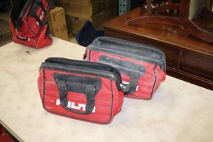 lot 742 image: Lot of (2) Hilti 13 Tool Bags