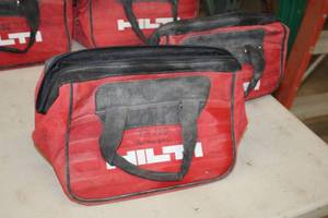 lot 743 image: Lot of (2) Hilti 13 Tool Bags
