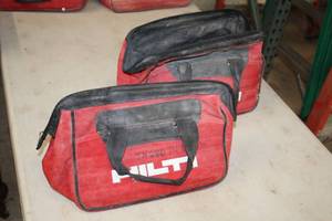 lot 744 image: Lot of (2) Hilti 13 Tool Bags