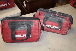 lot 745 image: Lot of (2) Hilti 13 Tool Bags