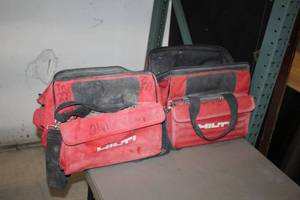 lot 752 image: Lot of (2) Hilti 16 Tool Bags