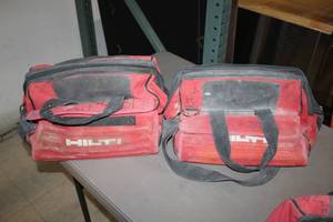 lot 753 image: Lot of (2) Hilti 16 Tool Bags