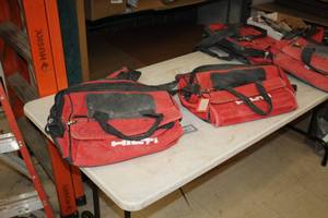 lot 757 image: Lot of (2) Hilti 16 Tool Bags