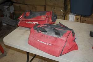 lot 765 image: Lot of (2) Hilti 16 Tool Bags