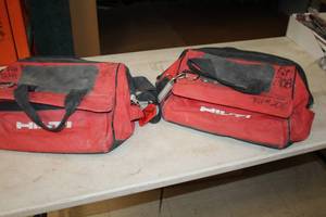 lot 768 image: Lot of (2) Hilti 16 Tool Bags