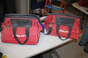 lot 775 image: Lot of (2) Hilti 16 Tool Bags