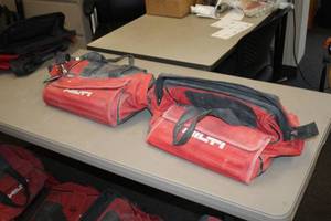 lot 779 image: Lot of (2) Hilti 16 Tool Bags
