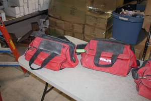 lot 781 image: Lot of (2) Hilti 16 Tool Bags