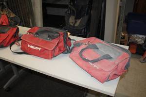 lot 783 image: Lot of (2) Hilti 16 Tool Bags
