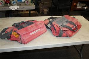 lot 785 image: Lot of (2) Hilti 16 Tool Bags