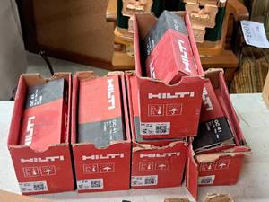 lot 1167 image: Lot of (5 Boxes) Hilti 900xX-P 20 G3 MX Fasteners with GC41 Fuel Cells