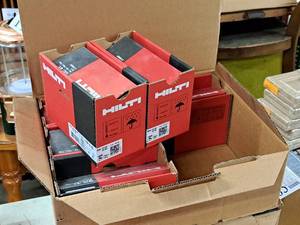 lot 1165 image: Lot of (1 Case  6 Boxes) Hilti 900xX-P 20 G3 MX Fasteners with GC41 Fuel Cells