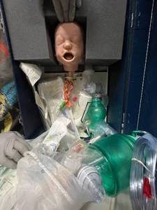 lot 9 image: Life Form Replicas Baby Infant Resuscitation Training Manikin - In Great Condition