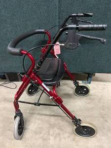 lot 57 image: NOVA 4202RD Deluxe Rollator Walker - In Great Condition