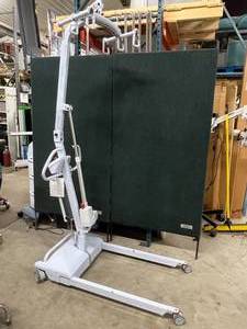 lot 67 image: MSRP $4500 Tollos Ultralift Bariatric Patient Lift - Weight Capacity 600 lbs. - In Excellent Working Condition No Sling or Charger Included