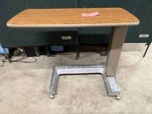 lot 68 image: Borg Warner Height Adjustable Overbed Table - In Great Condition