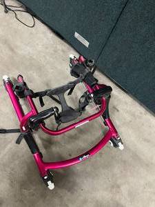 lot 72 image: Rifton 501 Pacer Gait Trainer Safety Rolling Walker - In Great Condition