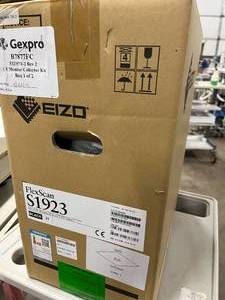 lot 73 image: MSRP $1200 NEW In Open Box Eizo FlexScan S1923 19 LCD LED Color Backlit Display Monitor 