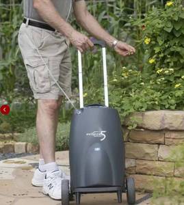 lot 1 image: WOW MSRP $4200 SeQual Eclipse 5 Portable Oxygen Concentrator -Up to 5.4 hours of battery -AutoSTAT technology -CPAP compatible -FAA cleared for use during flights, cruise ships,&nbspetc -&nbspContinuous Flow of up to 3 LPM  Works Great