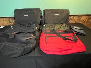 lot 69 image: Lot of Multiple Bags Including Messenger and Tote Styles