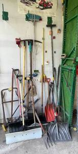 lot 7 image: Lot of Assorted Yard and Garden Tools