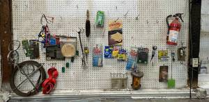 lot 105 image: Assorted Hand Tools and Hardware Lot