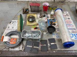 lot 107 image: Assorted Hardware and Tools Lot