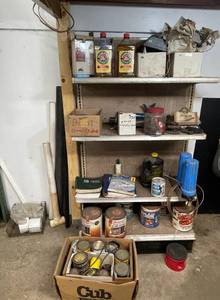 lot 152 image: Assorted Garage and Workshop Supplies