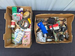 lot 121 image: Mixed Lot of Hardware, Electrical, and Office Supplies