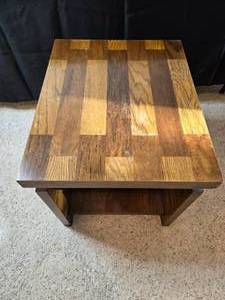 lot 198 image: Vintage Wooden Side Table