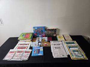 lot 212 image: Lot of Books, Self-Stick Art Boards, and Various Supplies