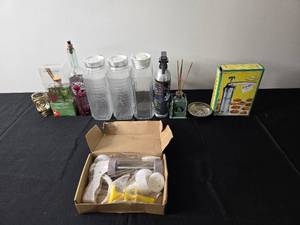 lot 218 image: Assorted Home and Kitchen Items Lot including Biscuit Maker