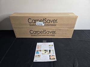 lot 252 image: CarpetSaver 30 Wide Carpet and Floor Protector - Beige