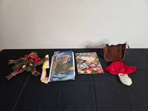 lot 269 image: Assorted Lot of Miscellaneous Items Including Seasonal Decor and Tools