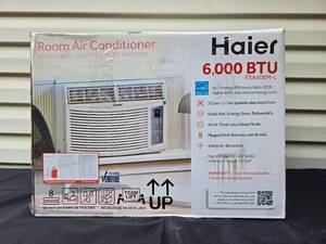 lot 342 image: Haier 6,000 BTU Room Air Conditioner with Remote