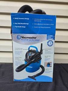 lot 343 image: Vacmaster 1.5 Gallon WetDry Vacuum - 2 Peak HP