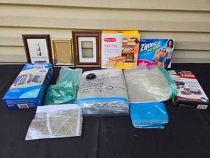 lot 345 image: Lot of Storage Products and Picture Frames