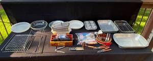lot 275 image: Assorted Kitchenware Lot - Baking Pans, Utensils, and More