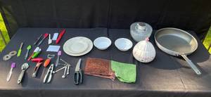 lot 280 image: Assorted Kitchenware Lot - Utensils, Cookware, Dinnerware