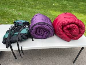 lot 380 image: Jansport Backpack and Two Sleeping Bags